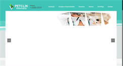 Desktop Screenshot of clinicaveterinariacuritiba.com.br